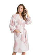 Block-Printed Cotton Women'S Robe