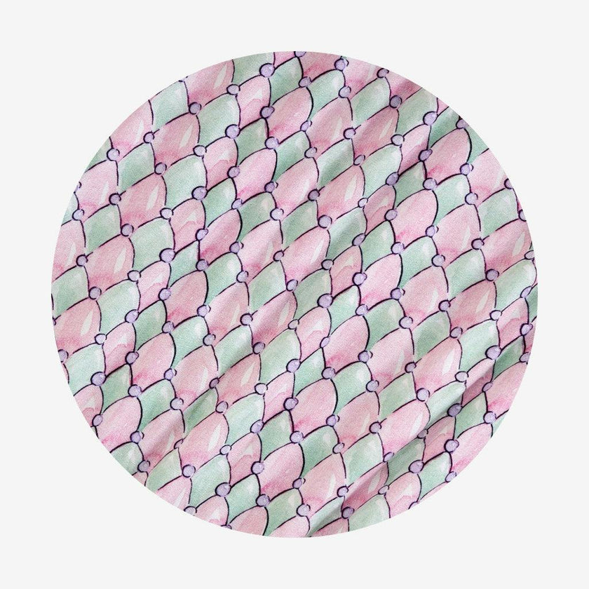 Harlequin Diamonds French Terry Skater Skirt
