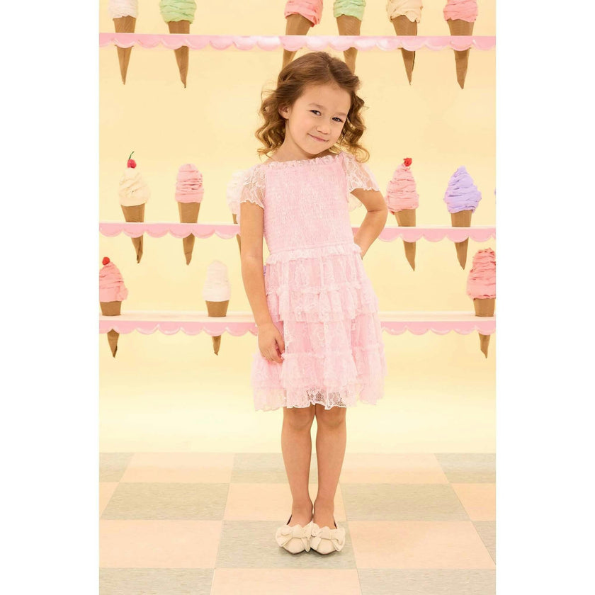 Mini Addy Dress in Light Pink