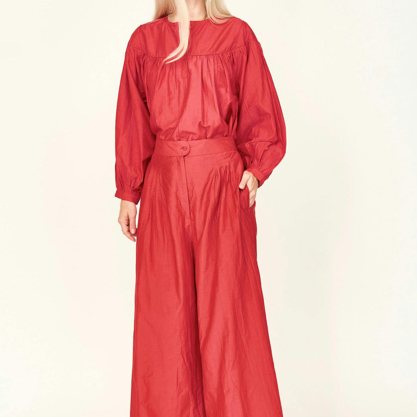 Calistoga Pant in Red