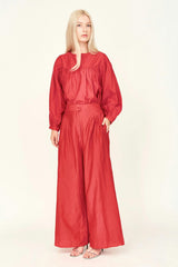 Oslo Blouse in Red