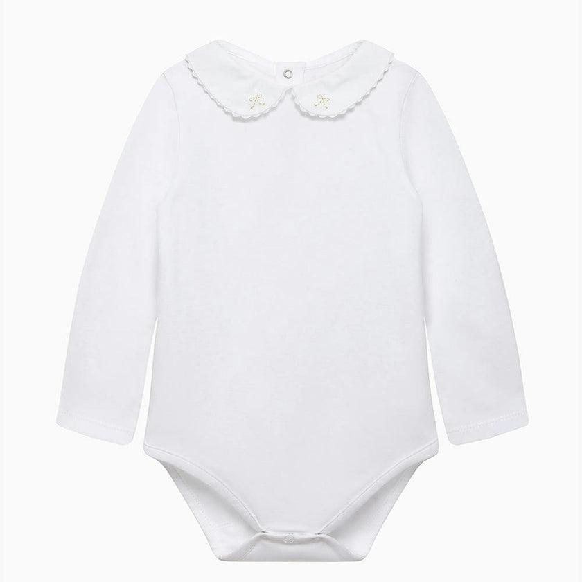 Baby Long-Sleeved Amelia Bow Bodysuit