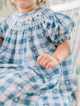 Daisy Gingham Smocked Dress