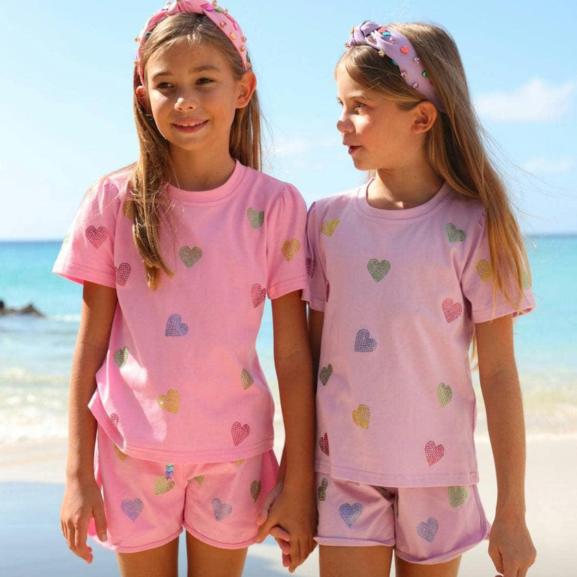 Crystal Hearts Short Set