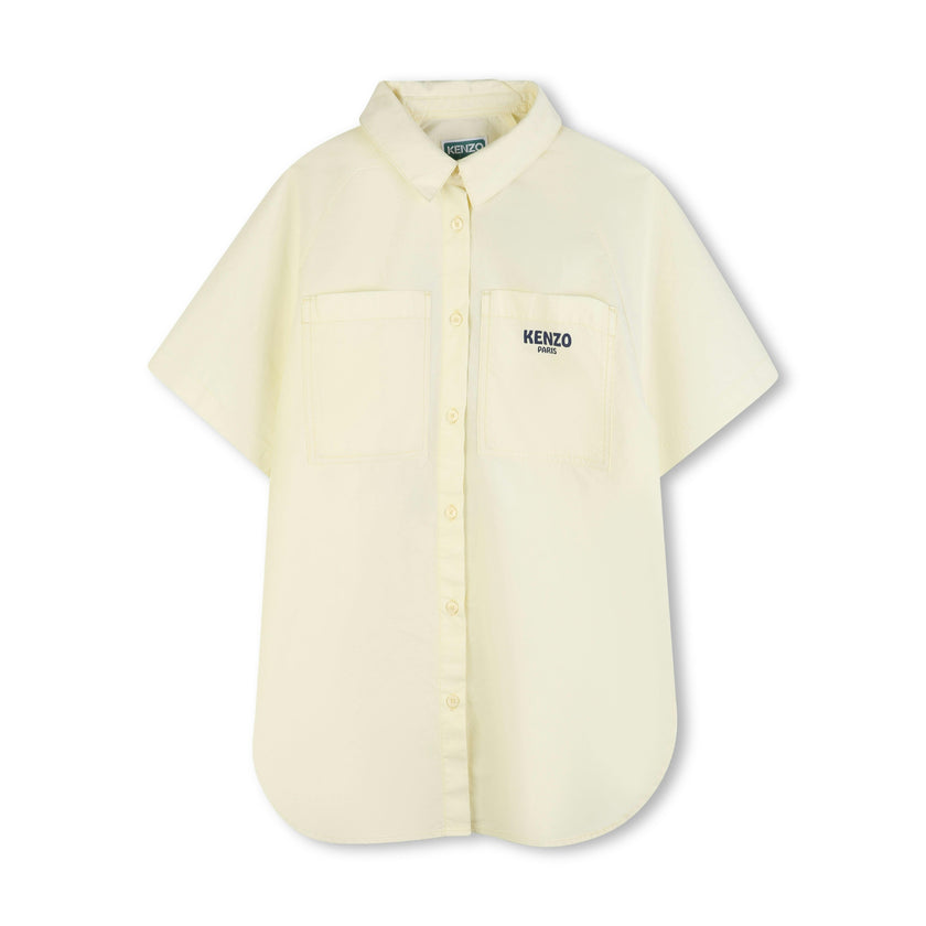 Straw Yellow Kenzo Shirt Dress