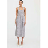 The Fleur Midi Dress - Chocolate Gingham