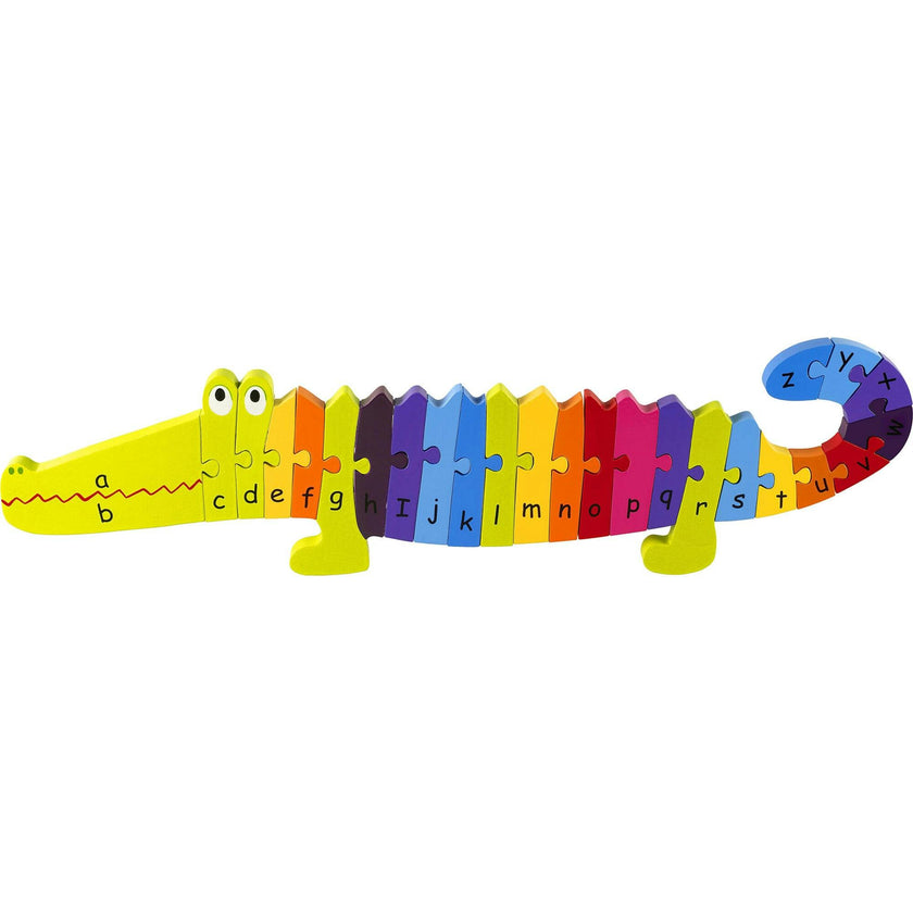 Orange Tree Toys: Alphabet Puzzle - 25 Piece Wooden Puzzle