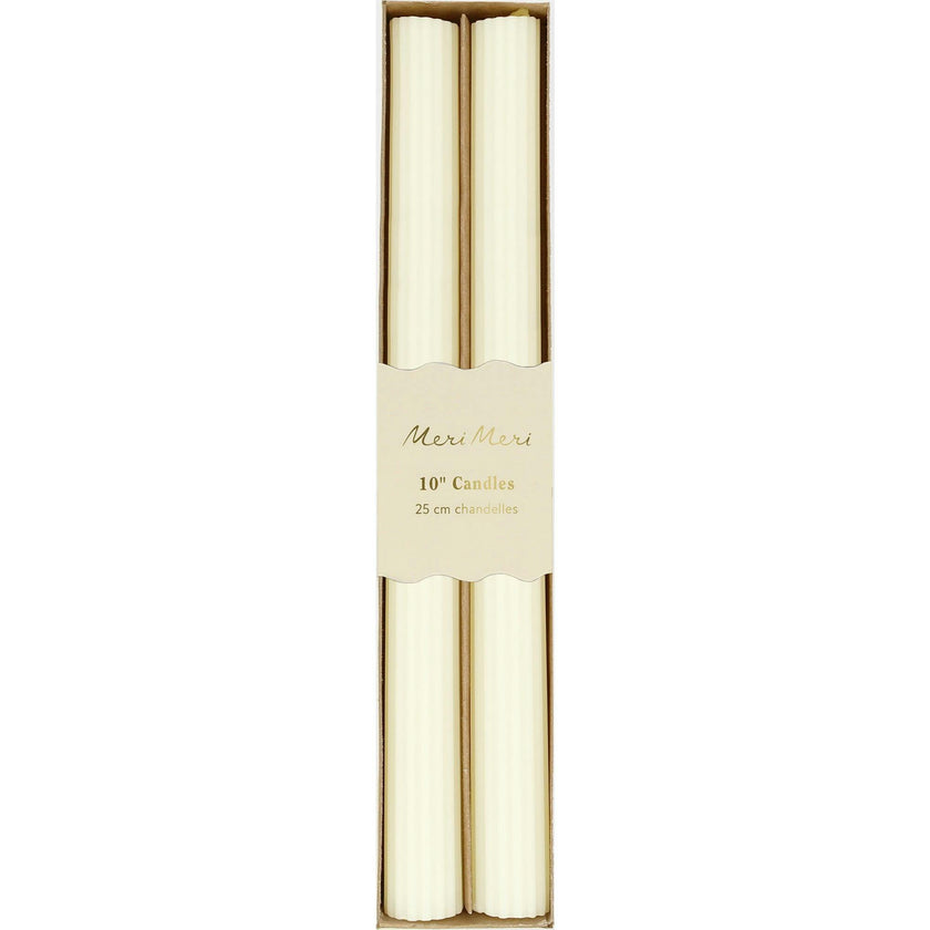 Ivory Table Candles