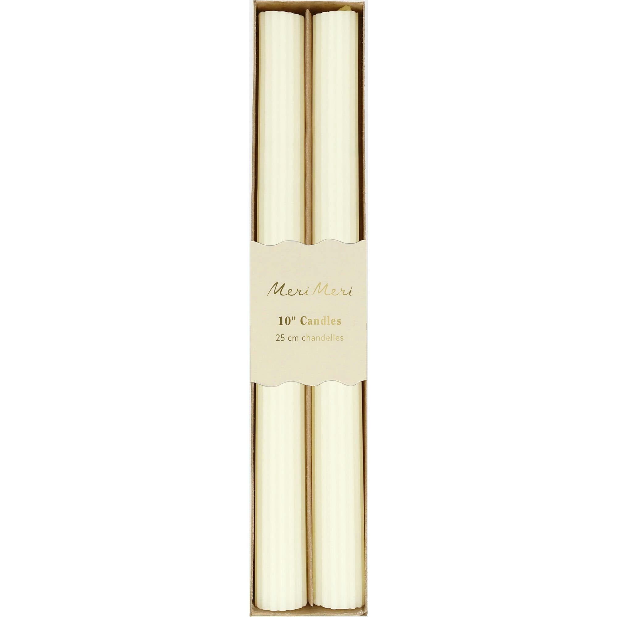 Ivory Table Candles