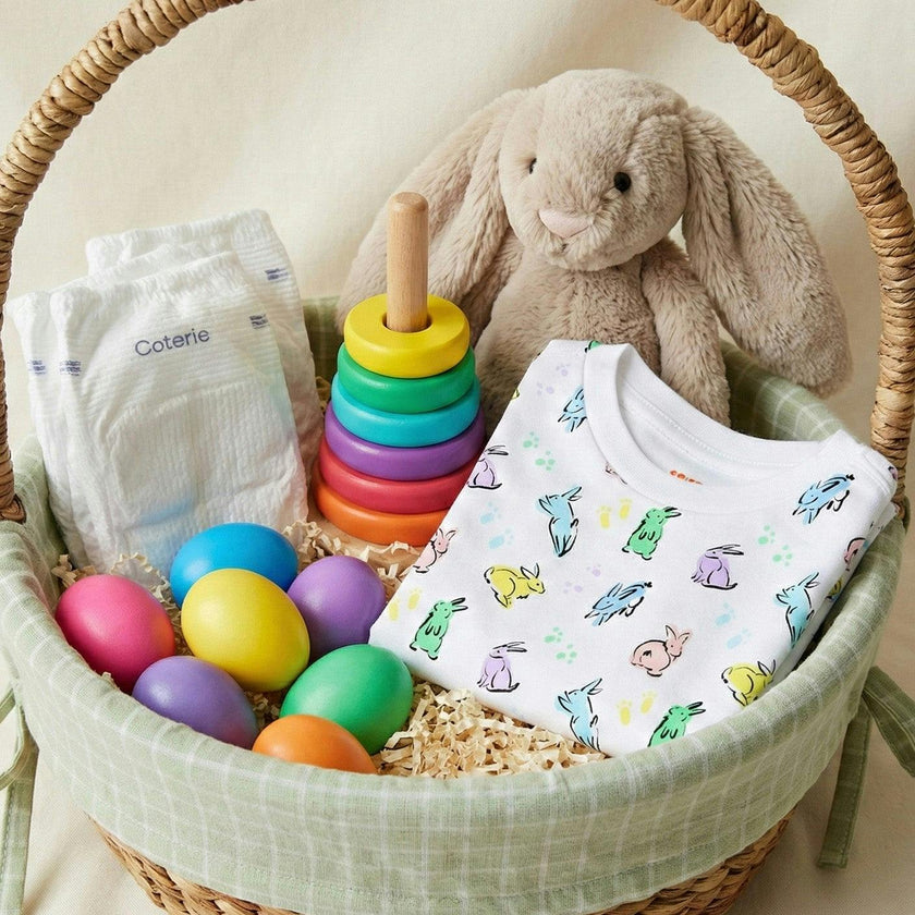 The Organic Long Sleeve Pajama Set [Bunny Hop]