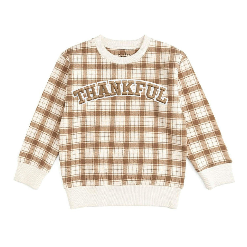 Thankful Patch Thanksgiving Sweatshirt