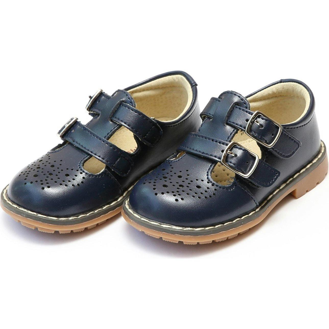 Beatrix English Double T-Strap Leather Mary Jane