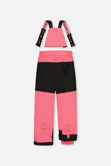 Two Piece Play Snowsuit Black Zebra Print With Pink Pants