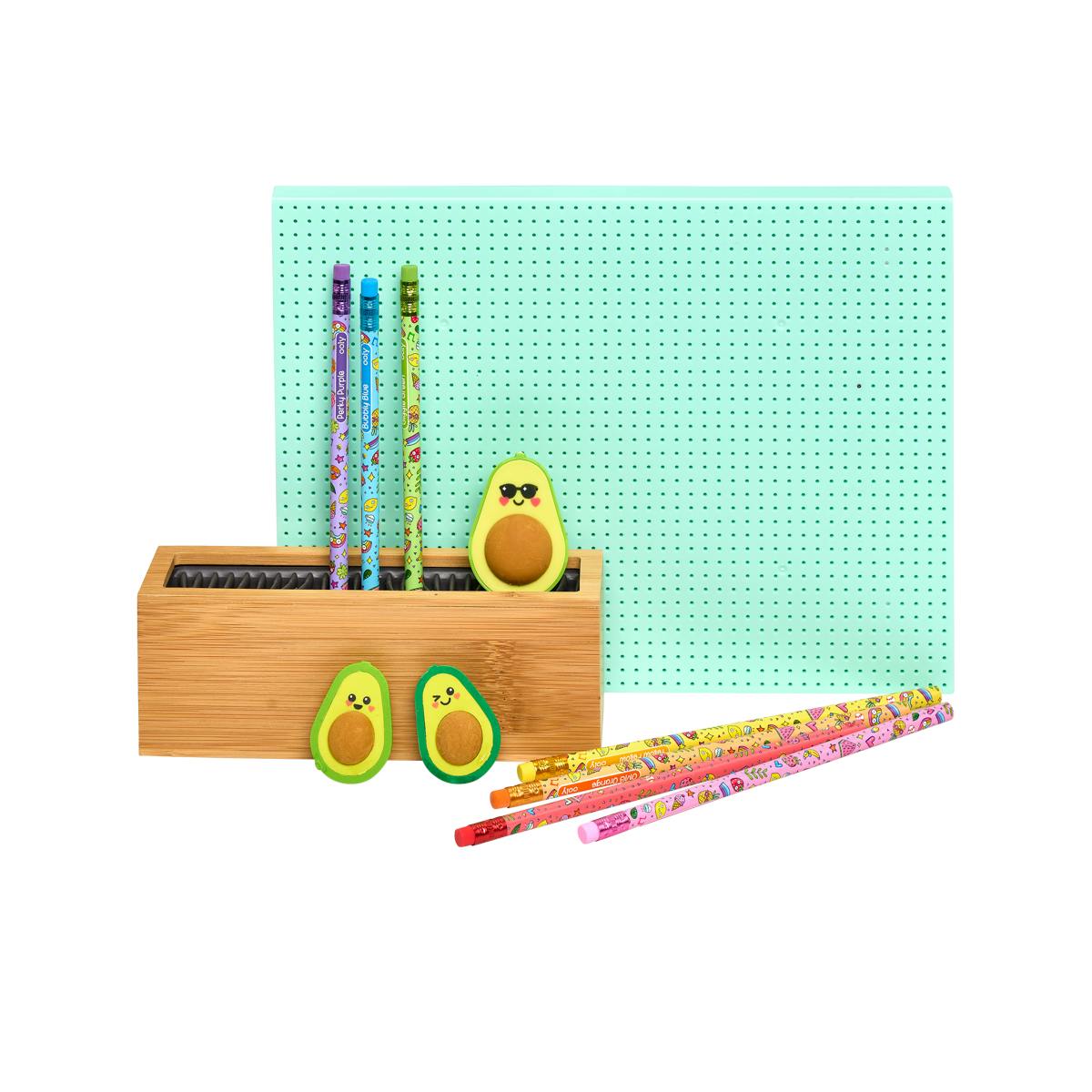 Avocado Love Eraser and Sharpener - Set of 3