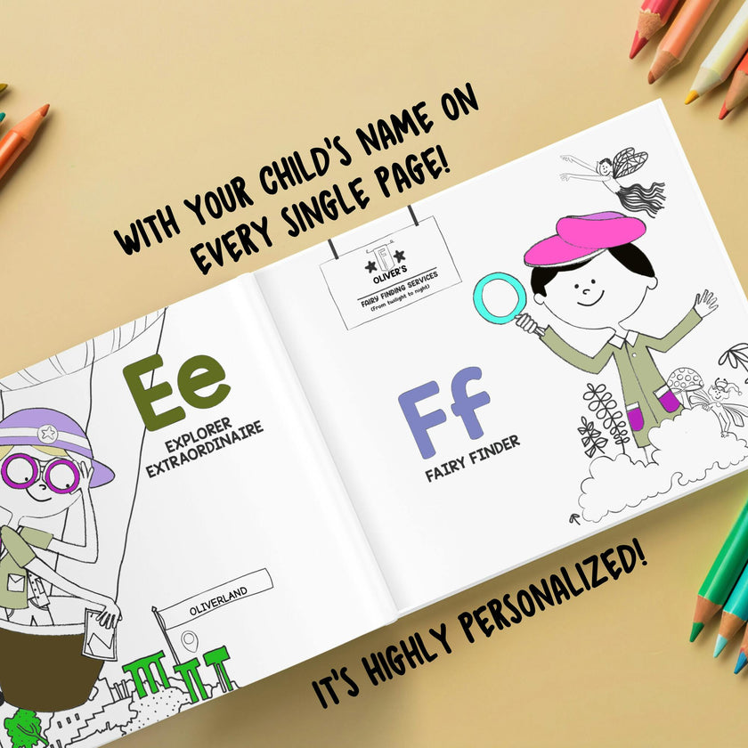 What Will I Be? The Coloring Book (Personalized Alphabet Coloring Book)