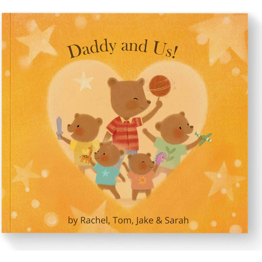 Daddy and Us / Me  (A Personalized Read-Aloud Gift from upto 4 Kids to Dad)