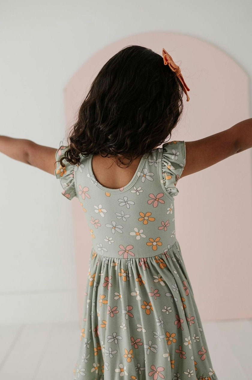 Girl's Sleeveless Twirl Dress