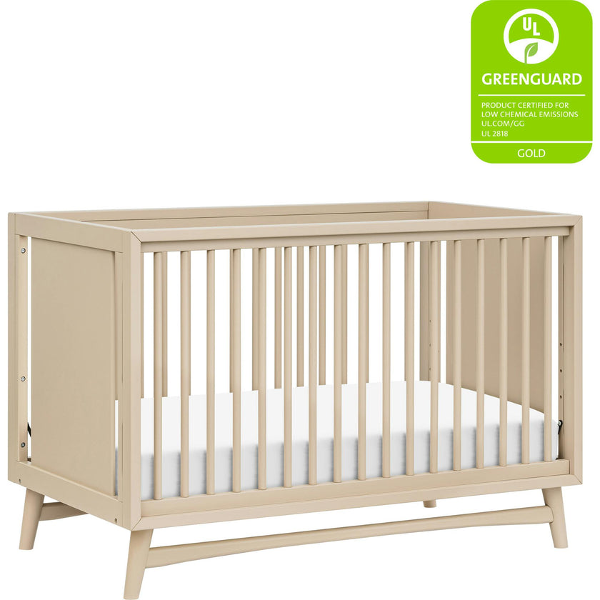 Peggy 3-In-1 Convertible Crib With Toddler Bed Conversion Kit