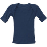 Rib Lap Shoulder Tee Short Sleeve Charcoal