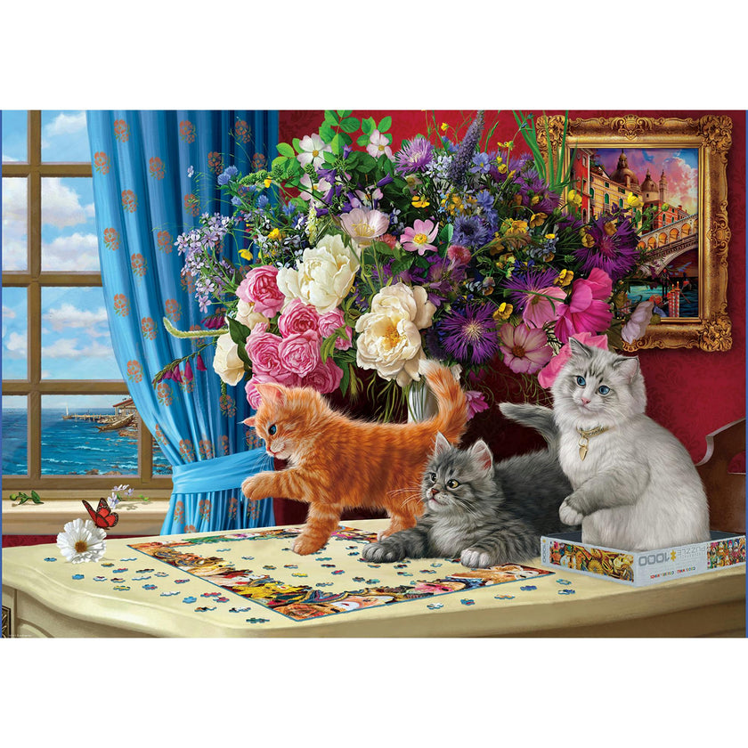 Puzzling Cats - 1000 PC Puzzle