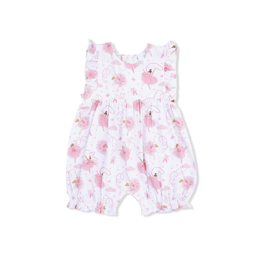 Ribbon Ballerinas - Ruffle Playsuit