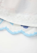 Sarah Embroidered Mini Skirt