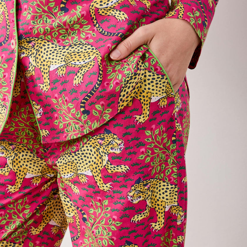 Bagheera - Long PJ Set - Hot Pink
