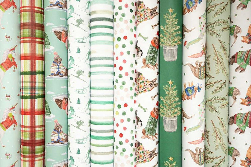 Unicorn Ski Adventure Gift Wrap