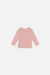 Baby Organic Cotton T-Shirt Pale Dusty Pink