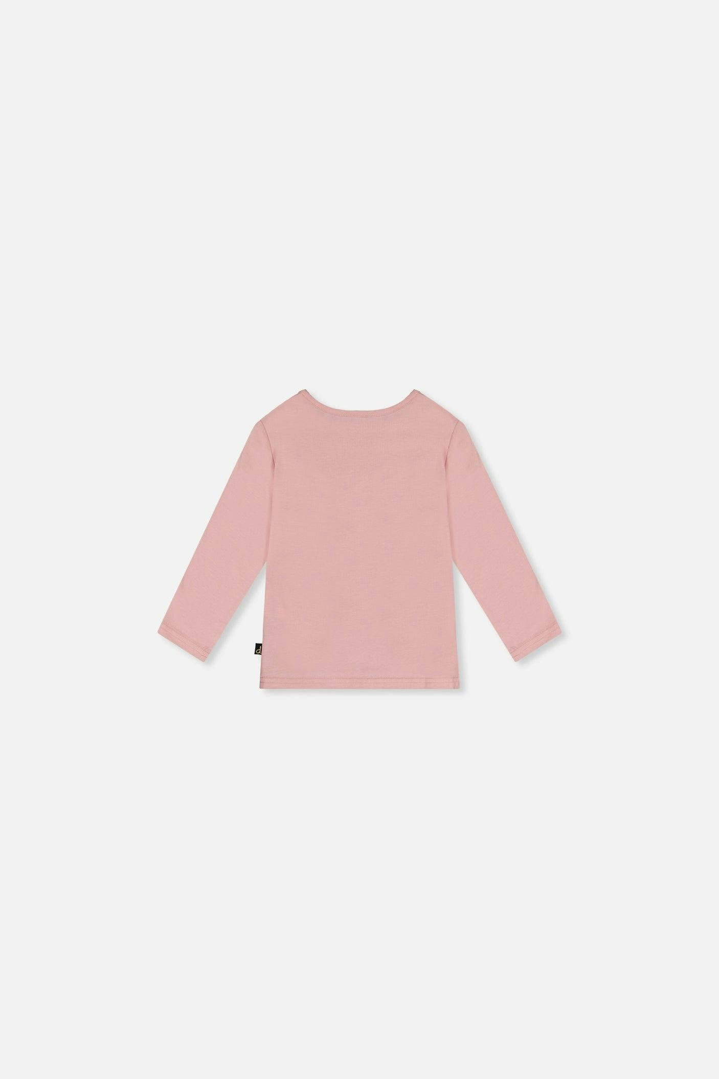 Baby Organic Cotton T-Shirt Pale Dusty Pink
