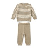 Special Stripe Knit Set