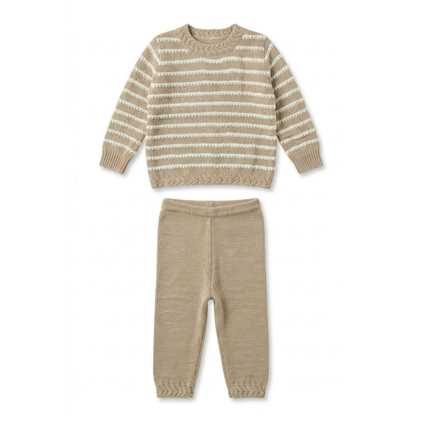 Special Stripe Knit Set