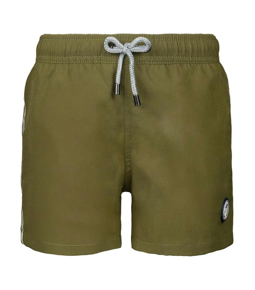 boys solid swim shorts olive green