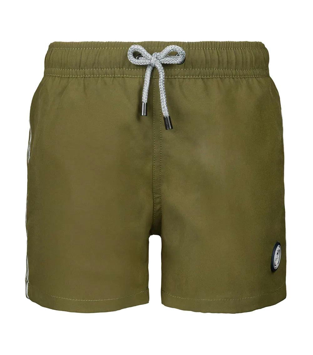 boys solid swim shorts olive green