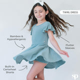 Cap Sleeve Twirl Dress