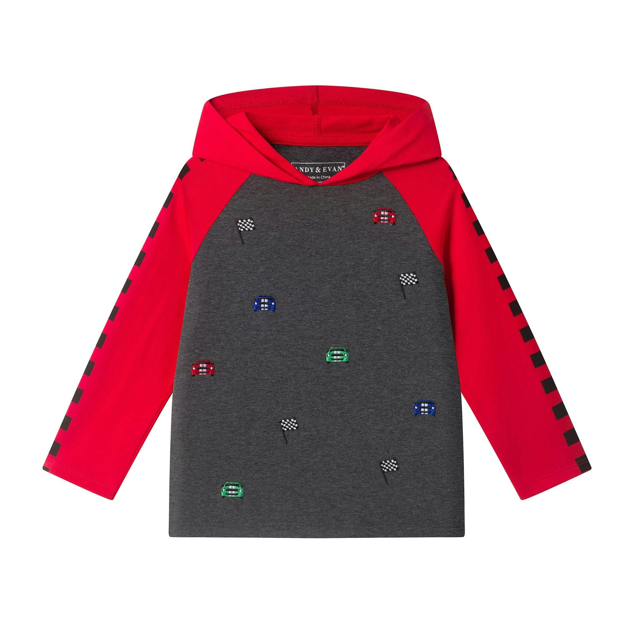 Boys Graphic Hooded Tee | Race Day
