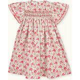 Dress Ornella Hand-Smocked In Liberty Felicite, Florals