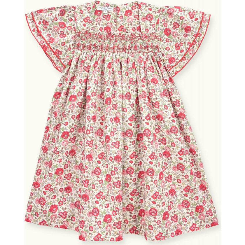Dress Ornella Hand-Smocked In Liberty Felicite, Florals