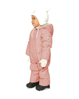 Baby Cloud One Piece Snowsuit Adapted For Car Seats Pale Dusty Pink