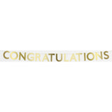 Gold Scallop Congratulations Garland