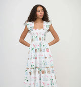 The Ellie Nap Dress - Flower Pots