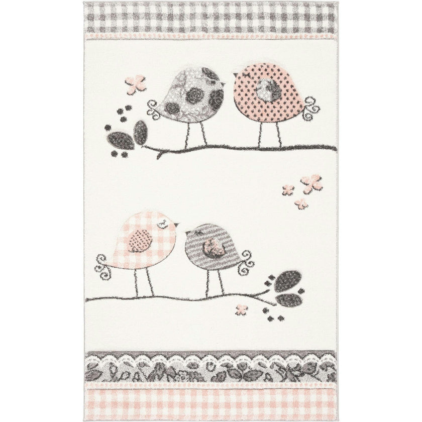 Carousel Kids Rug, Pink