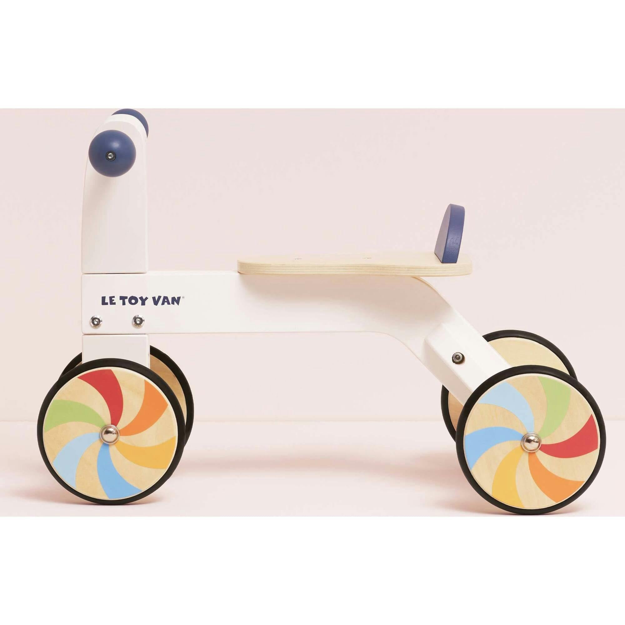 Wooden Rainbow Ride On Trike