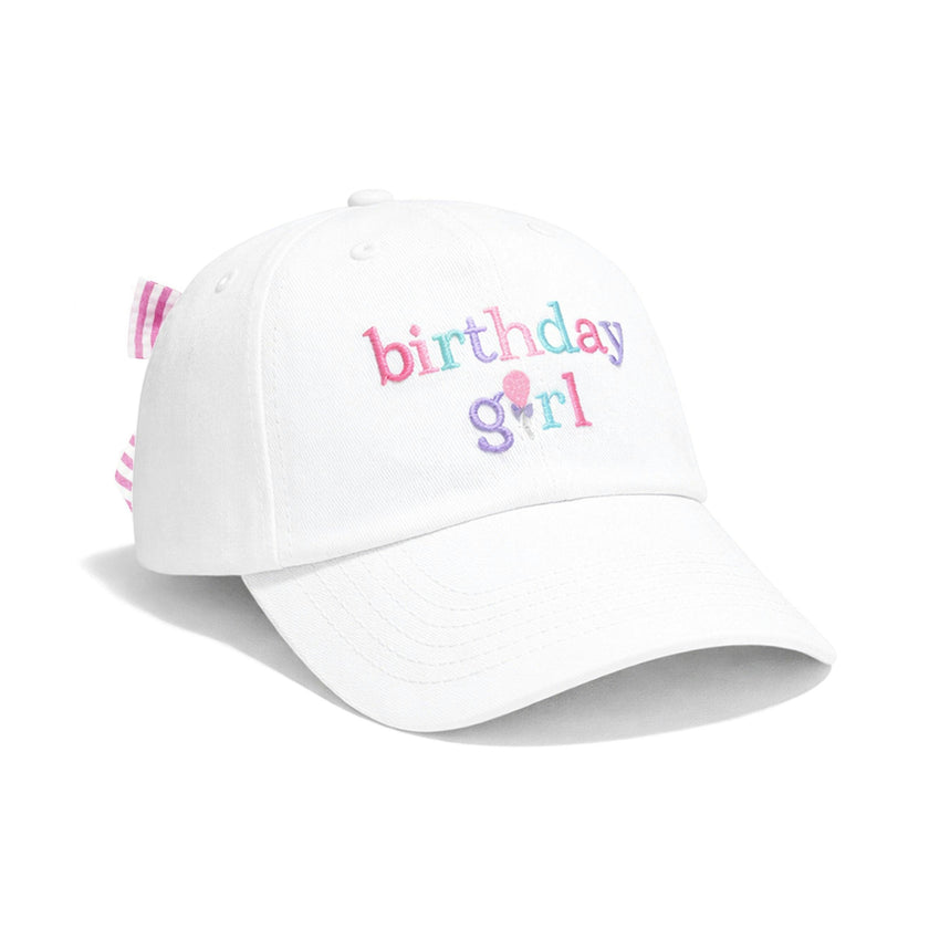 Birthday Girl Bow Baseball Hat (Baby/Toddler, Youth)