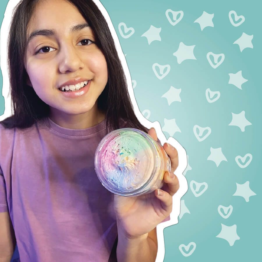 Rainbow Sherbet Whipped Soap