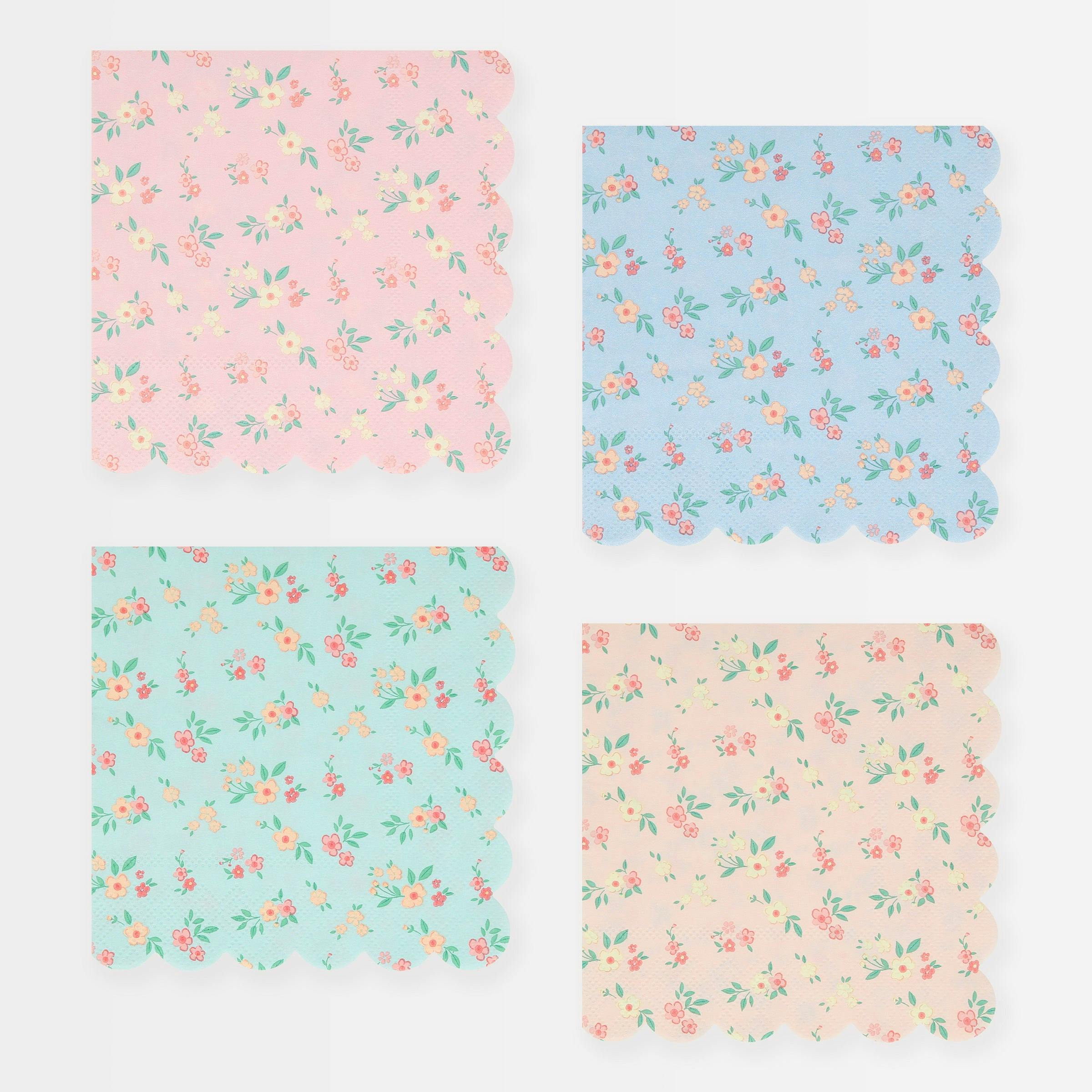 Vintage Ditsy Small Napkins