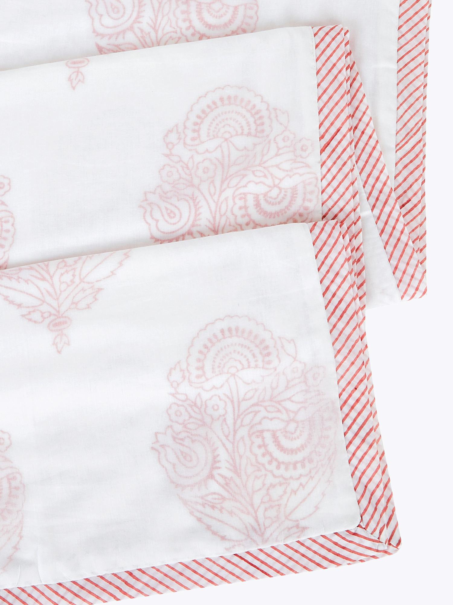 Block-Printed Cotton Dohar