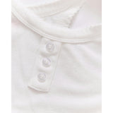 Girls Pointelle Tank in Bright White