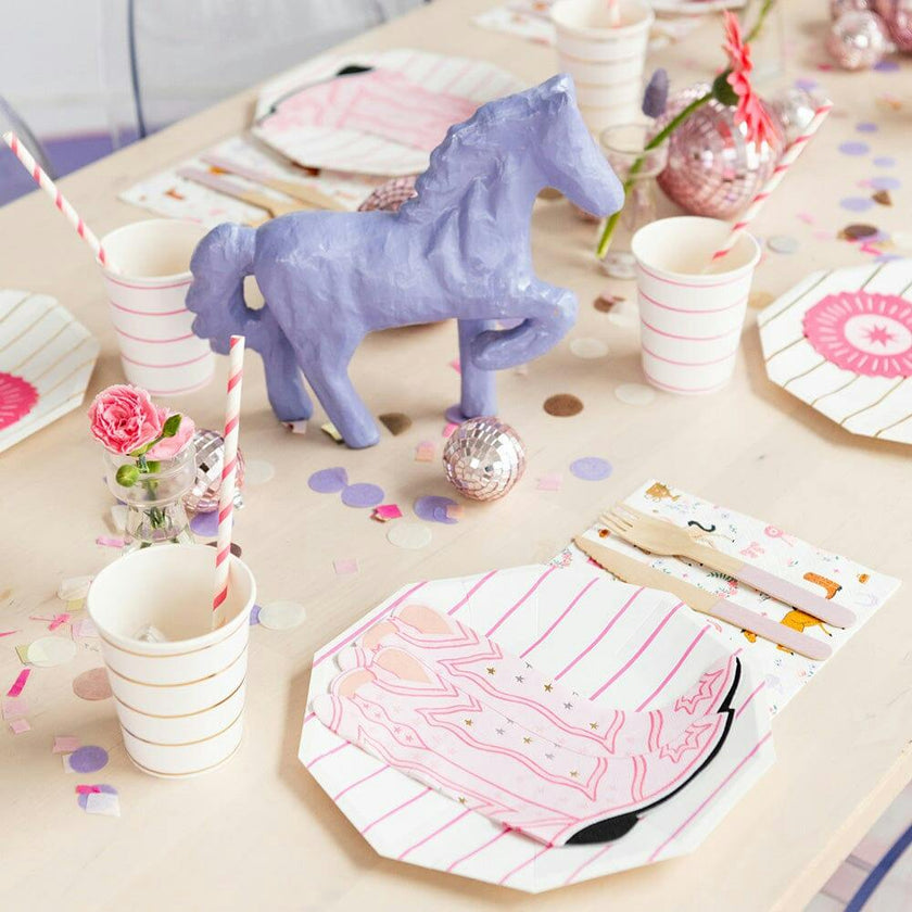 Pink Cowgirl Boots Napkins