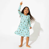 If You Give a a Cookie Bamboo Girls' Long Sleeve Dress